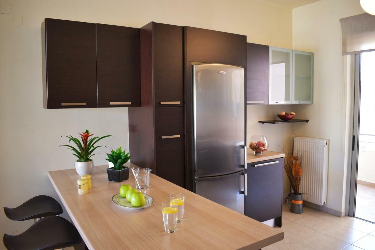 Karma Apartment - Next To Sandy Beach Chrissi Akti Chania Exterior foto